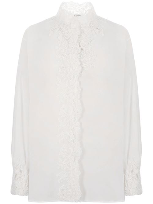 White silk shirt Ermanno Scervino | D452K323FKE10602